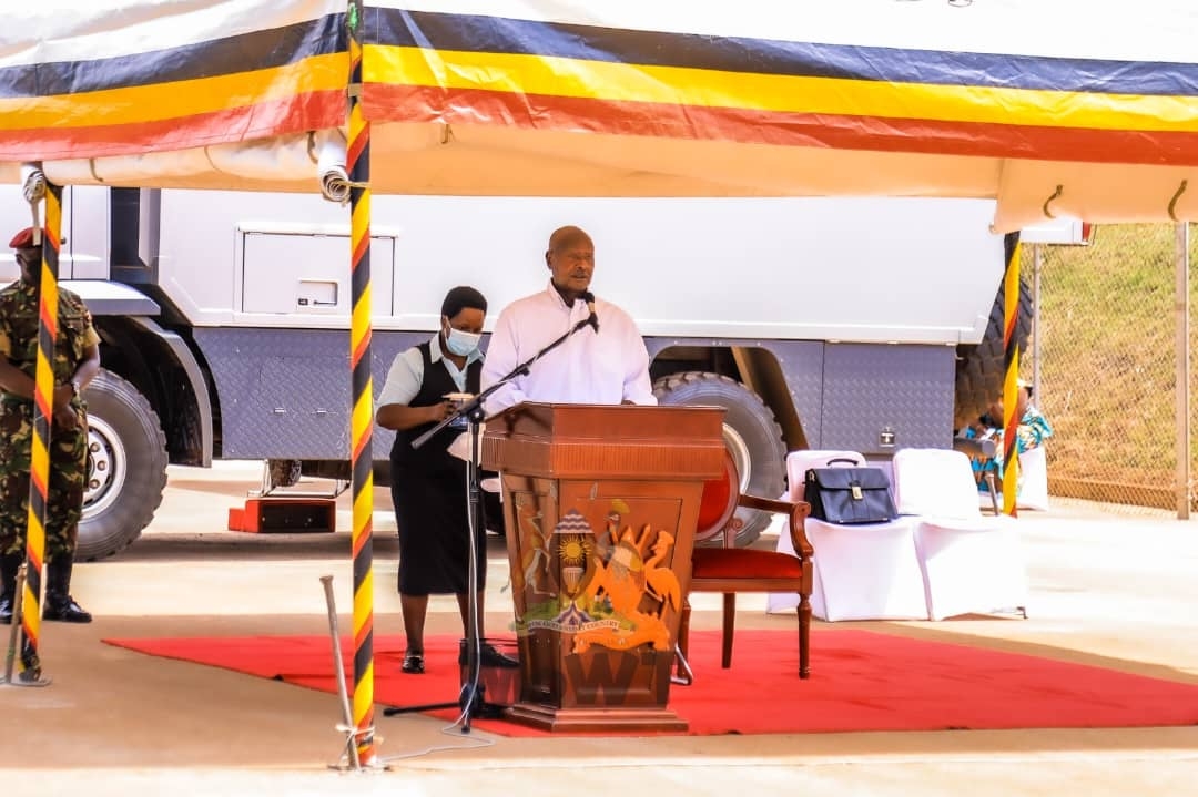 President Museveni Commissions Concrete Railways Sleepers Factory